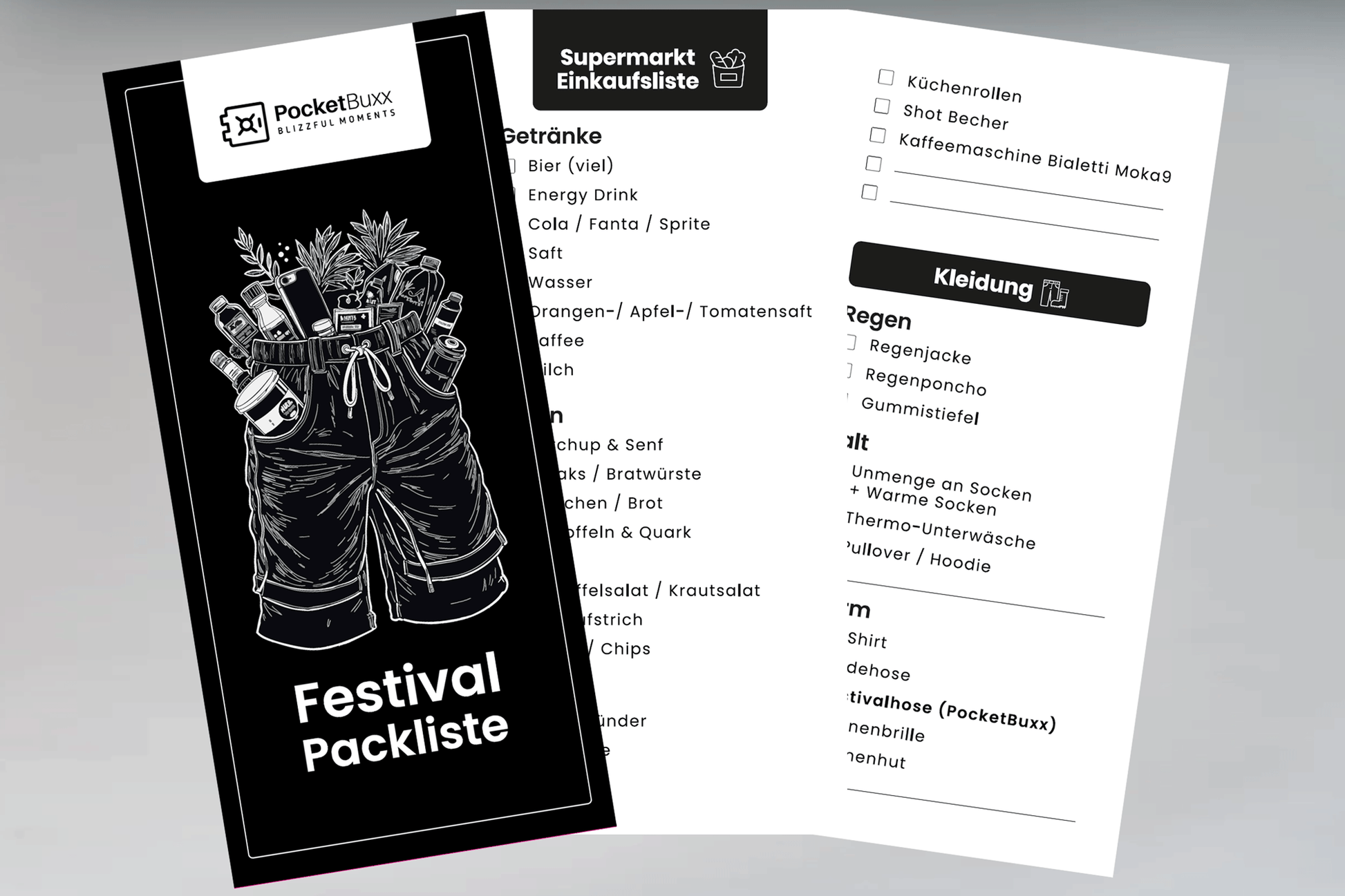 festival zelten packliste π Festival Packliste β Pocketbuxx